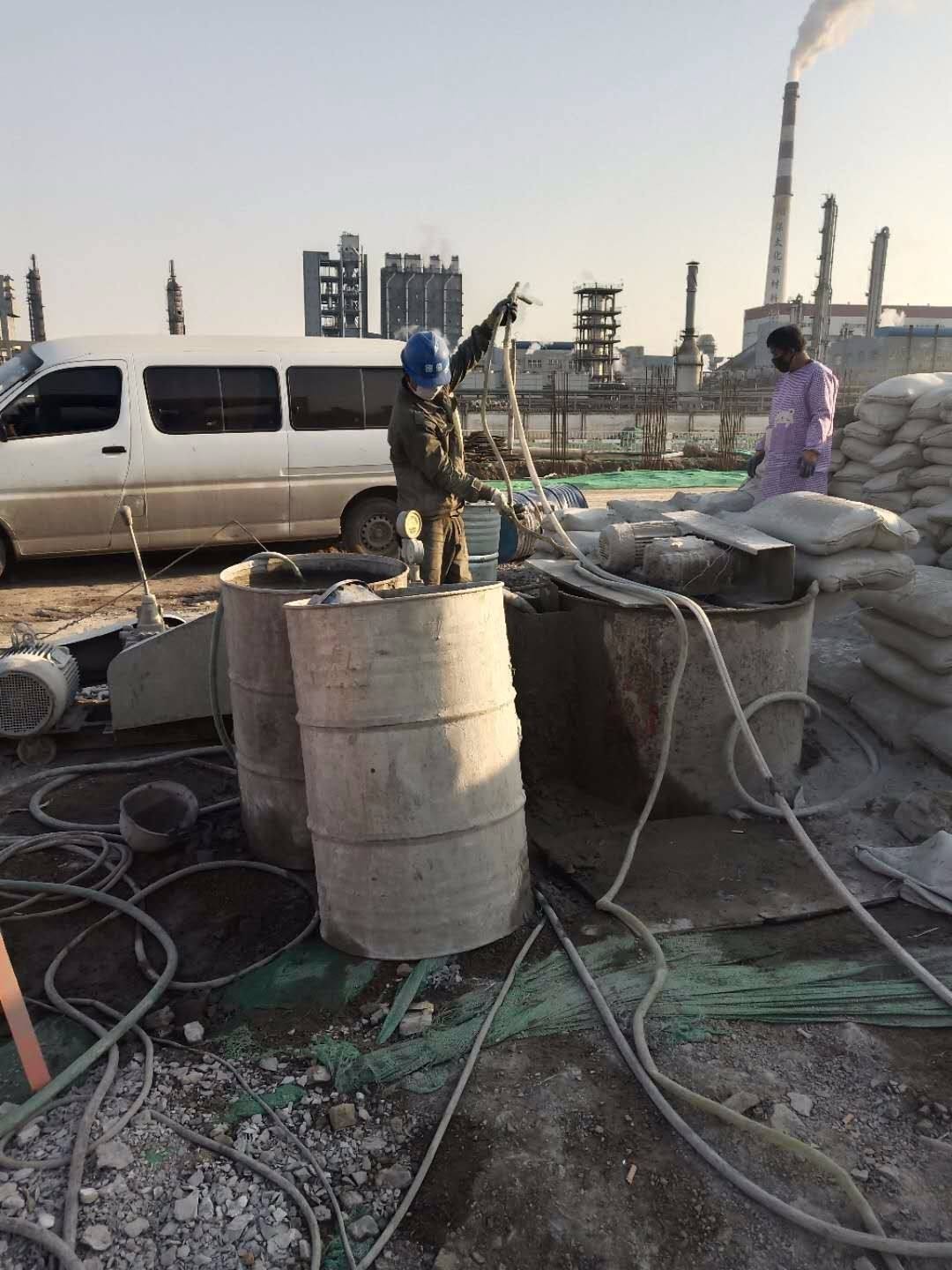 南城街道地基高压注浆加固技术